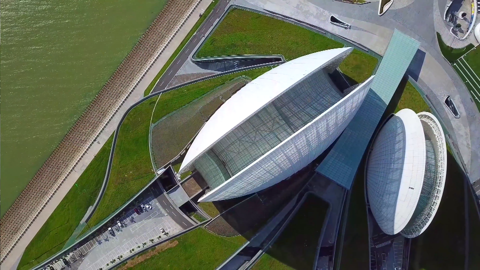 珠海航拍高清视频素材-城市风景延时摄影