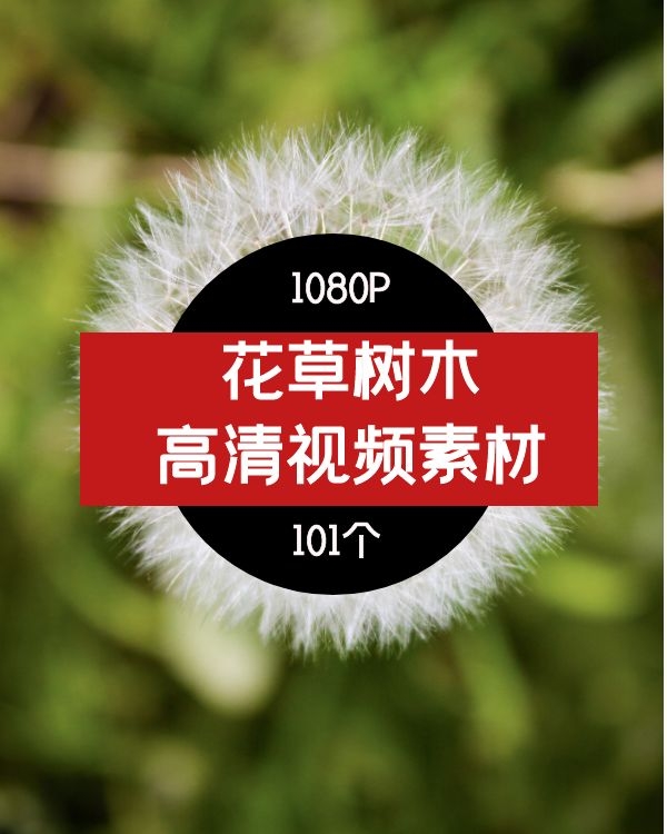 花草树木高清视频素材01