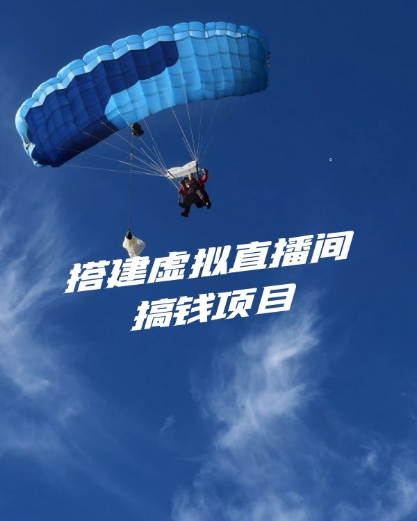 低成本搭建虚拟直播间的搞钱项目